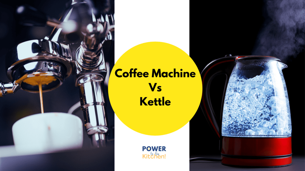 coffee machine vs kettle; main image
