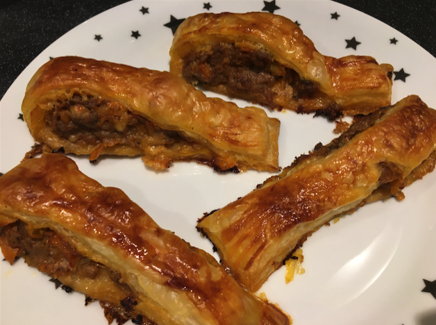 Paprika and Mozzarella Sausage Rolls